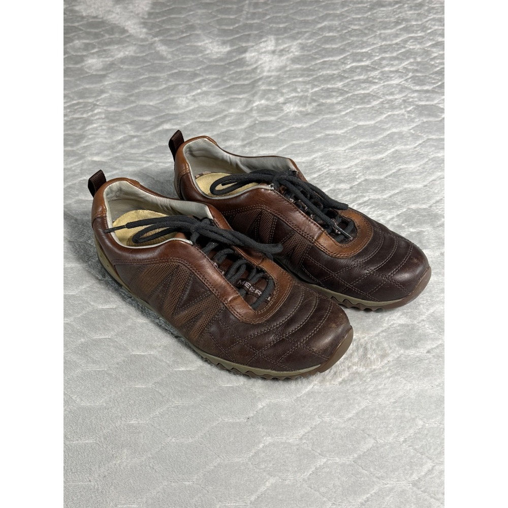 Merrell Racer Mid Brown Leather Hiking Trail Sneakers Mens 8 Gorpcore Walking